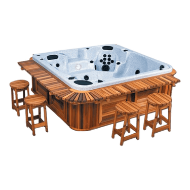 Cedar bar table